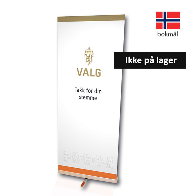 Hovedbilde Roll-up: Takk for din stemme